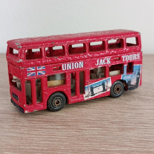 Αυτοκινητάκι Matchbox London Bus 1981 μεταχειρισμένο, Union Jack Tours