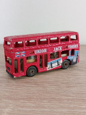 Αυτοκινητάκι Matchbox London Bus 1981 μεταχειρισμένο, Union Jack Tours