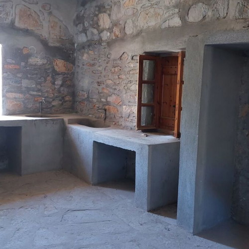Stone Detached House in Sikinos Cyclades with Sea View