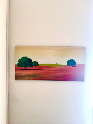 Landscape painting on canvas new 99x49