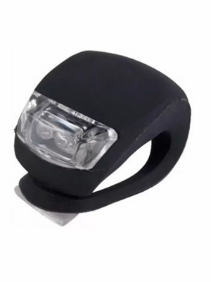 Bicycle light frog silicone LED black new