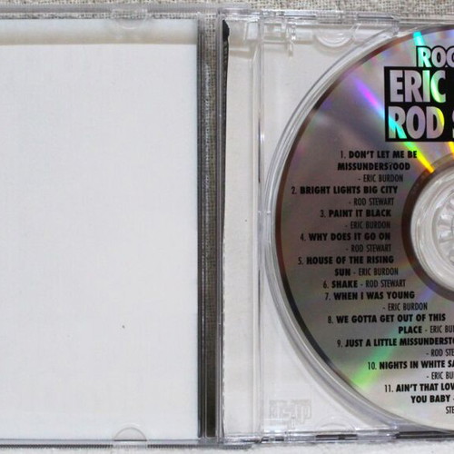 Eric Burdon Rod Stewart Rock Stars CD like new, 18 great songs