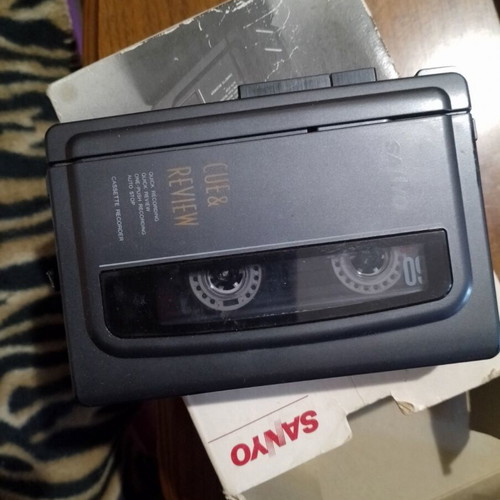Journalistic cassette recorder almost new