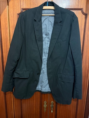Springfield Black Men’s Blazer Jacket Size L Like New