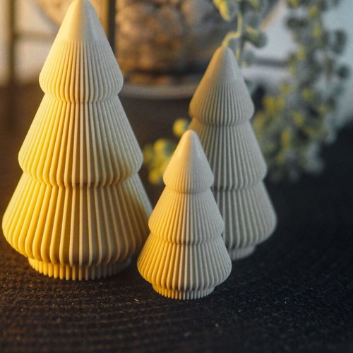 Modern Christmas Trees new, set of 3 pieces