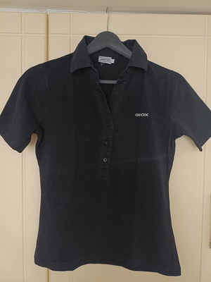 Geox women's polo shirt size M, like new, black