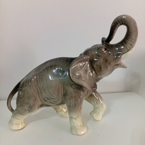 Antique Kortendorf Germany porcelain elephant figurine