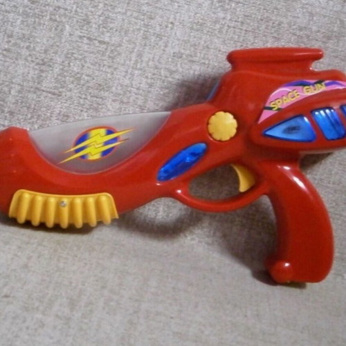 Space Blaster Electronic Gun new with box, vintage functional