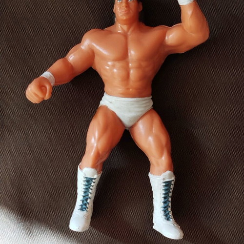 Galoob WCW Tom Zenk Z-Man wrestling figure used 4.5" 1990