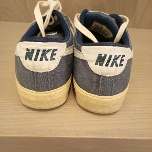 Nike athletic shoes used, blue, size 39