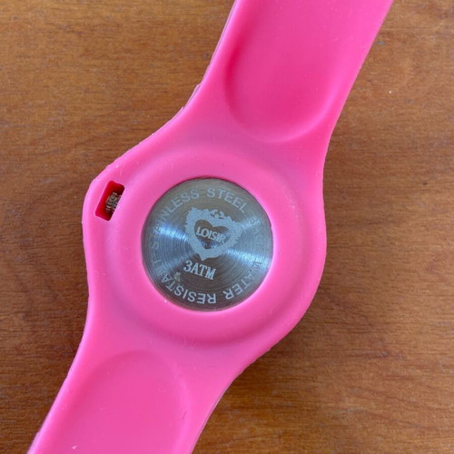 Loisir women's watch pink rubber like new