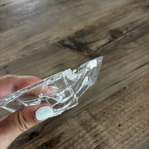 Crystal ashtray, decorative