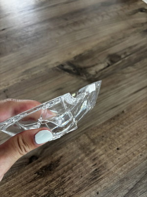 Crystal ashtray, decorative