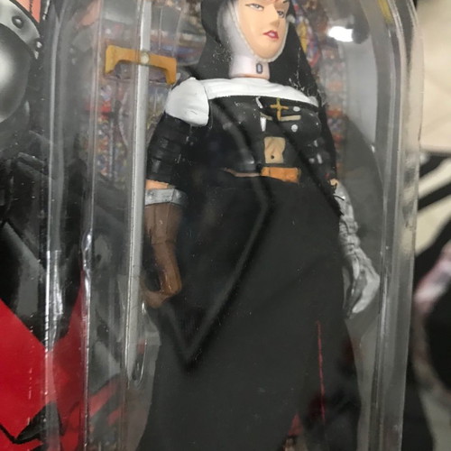 Warrior Nun Areala figure used from Ben Dunn and Antarctic Press