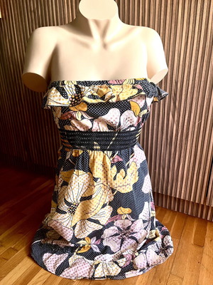Roxy by Quiksilver Strapless Dress like new, size 10 (38 Medium), multicolor