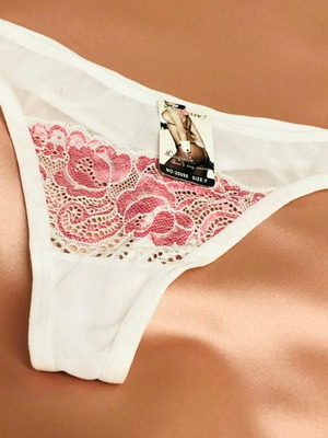 Σλιπ ROSA&JUNIO Καινούργιο, μέγεθος S, άσπρο και ροζ