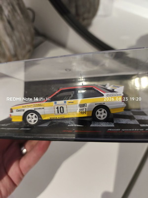Audi Quattro A2 collectible model 1:43 scale