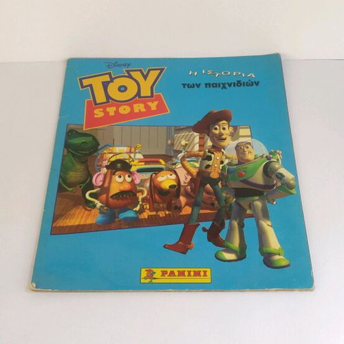 Toy Story album Panini μεταχειρισμένο με 10 αυτοκόλλητα