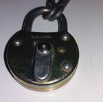 Old padlock used