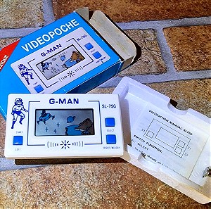 G-Man SL-75G Vintage 1983 LCD Game