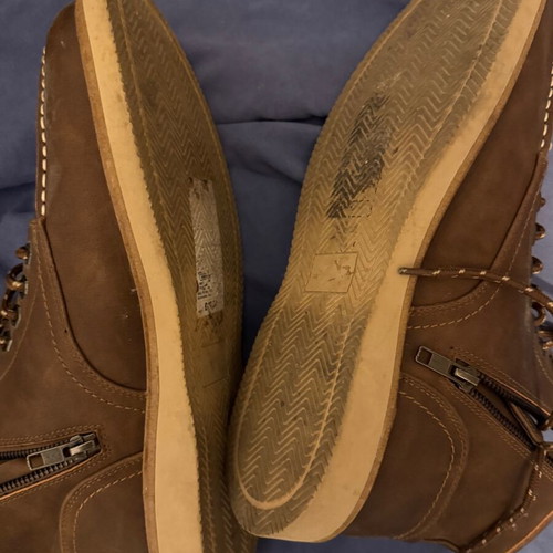 Men's leather boots Marks & Spencer used, brown, size 43