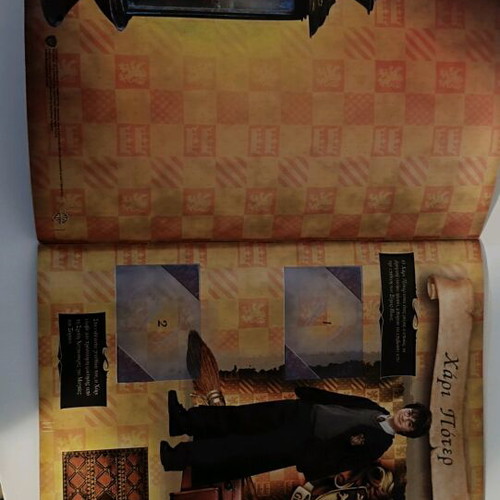 Harry Potter Panini stickers used, pack with album