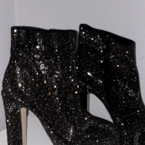 Nak ankle boots size 41 like new with rhinestones