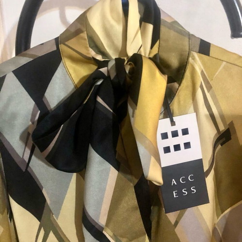 Access Women's Shirts With Bow Tie Design New Size L