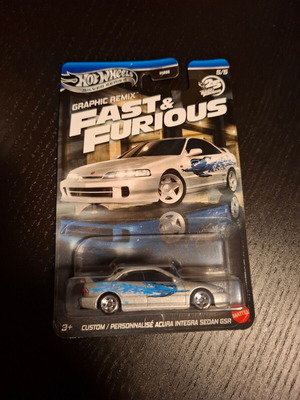 Custom Acura Integra Sedan GSR καινούργιο Hot Wheels Graphic Remix Fast & Furious 2025
