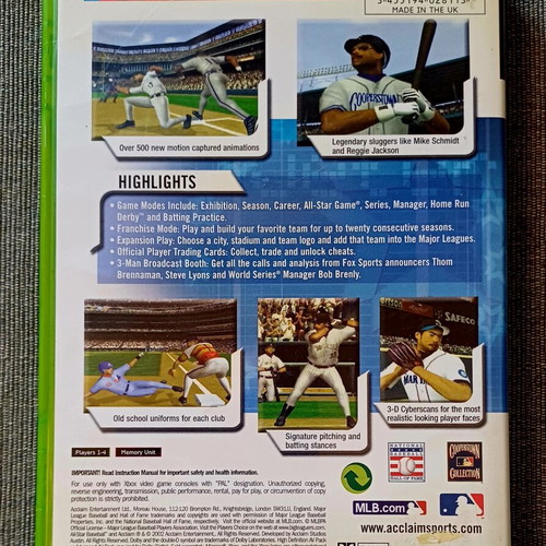 All Star Baseball 2003 Xbox game