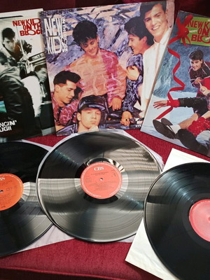 New Kids On The Block 3 LPs new, pack