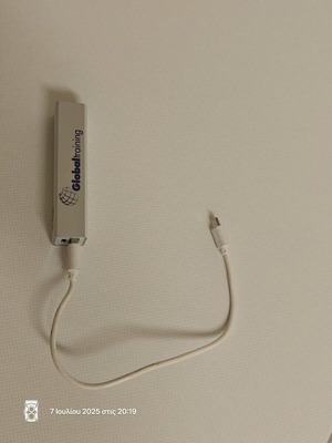 Powerbank new, pack of 2 blue and silver