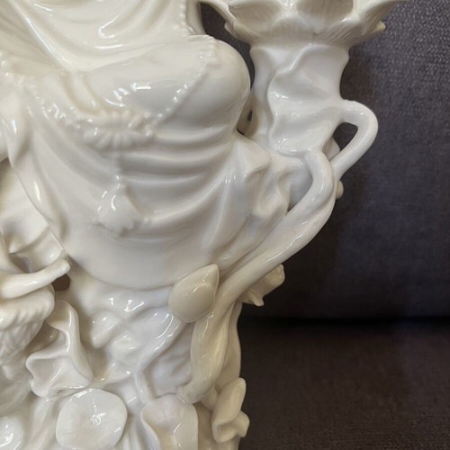 Vintage GuanYin White Porcelain Goddess used