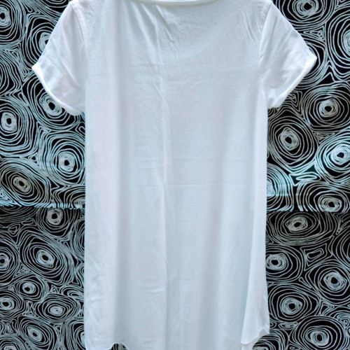 Philipp Plein T shirt new very long with asymmetric cut