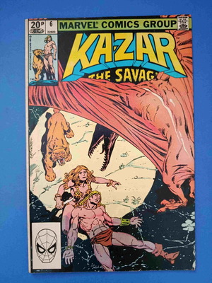 Kazar The Savage 6 comic book used, English