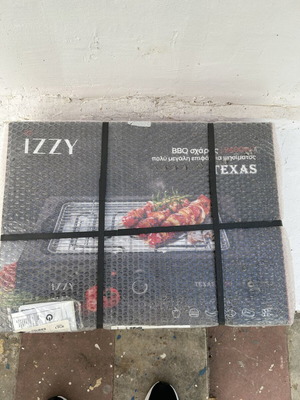 Izzy IZ-8102 Texas Electric BBQ Grill 2400W New Black