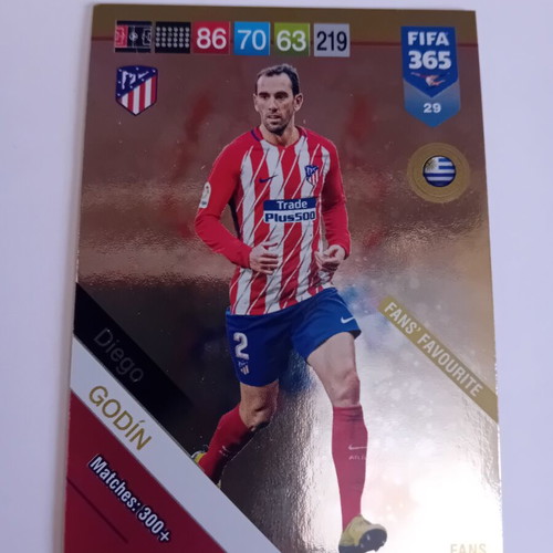 Panini FIFA 365 2019 Godin sticker like new