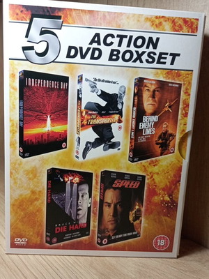 5 Blockbuster Action Adventure DVD Boxset like new with English subtitles