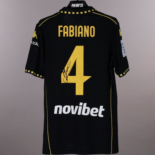 Fabiano Matchworn Signed Jersey Aris-Volos 3-2