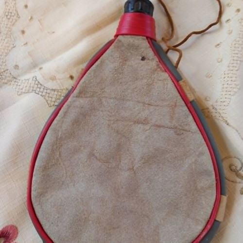 Laken leather flask used