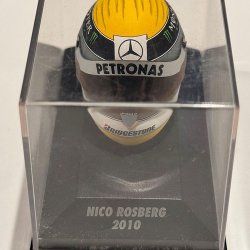 Collectible Nico Rosberg F1 2010 helmet miniature like new, Minichamps