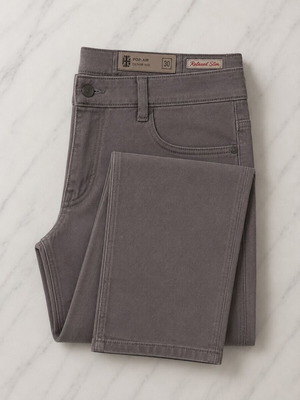 Ανδρικό παντελόνι POP-AIR Denim Ind. σαν καινούργιο, Relaxed Slim Fit, νούμερο 30, γκρι/taupe