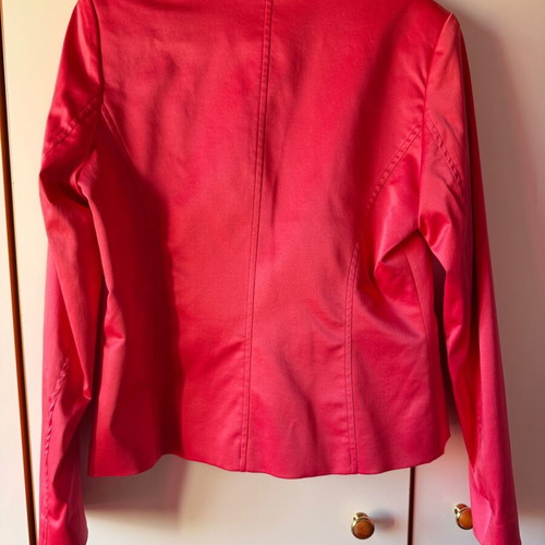 Forel shiny fuchsia jacket size 48 like new