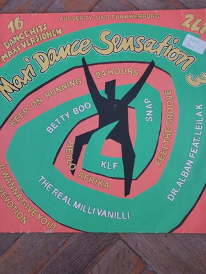 Va Maxi Dance Sensation 2LP album μεταχειρισμένο, ηλεκτρονικό