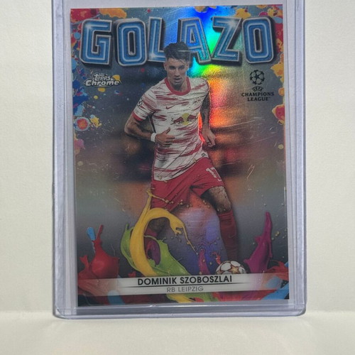 Картичка Dominik Szoboszlai 2021-22 Topps Chrome UCC Golazo #3 нова