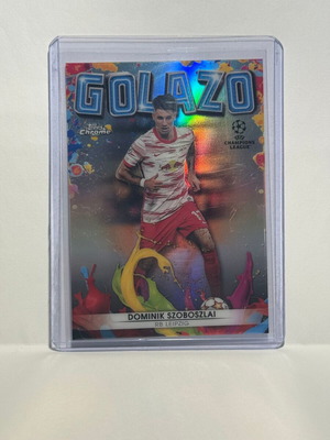 Κάρτα Dominik Szoboszlai 2021-22 Topps Chrome UCC Golazo #3 καινούργιο
