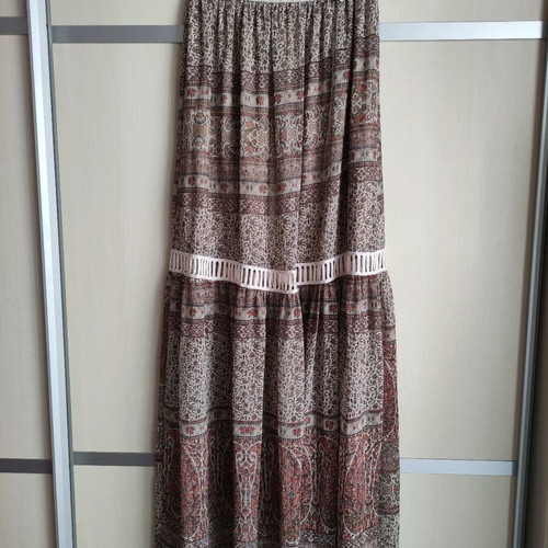Maxi boho skirt Lynne like new, elastic waist