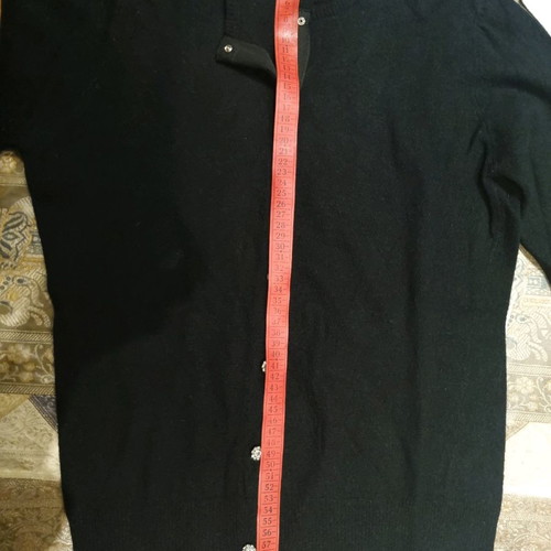 Naf Naf black lambswool cardigan like new, size XL