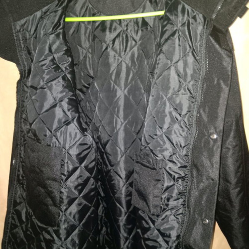 River men's parka black like new, size 3XL