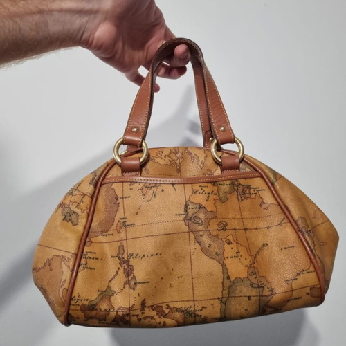 Alviero Martini 1a Classe handbag used, brown, handheld